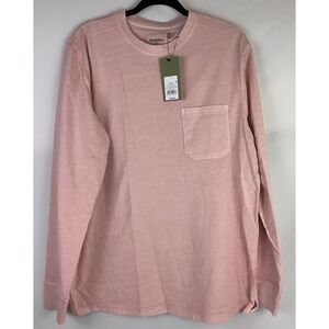 Goodfellow‎ & Co. Men's Standard Fit Crewneck Long Sleeve Pocket T-Shirt Size L